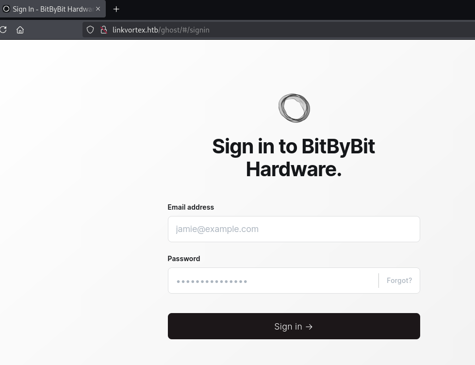 Ghost Login