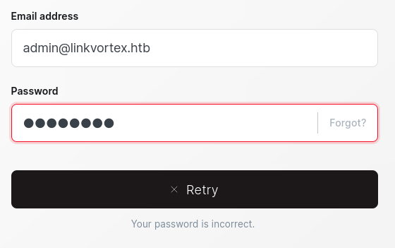 Ghost Login Correct User