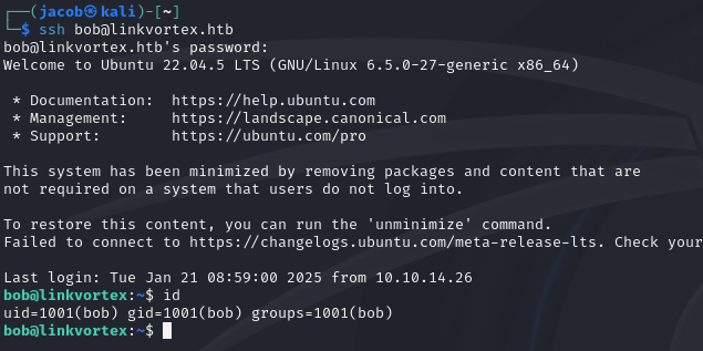 User SSH